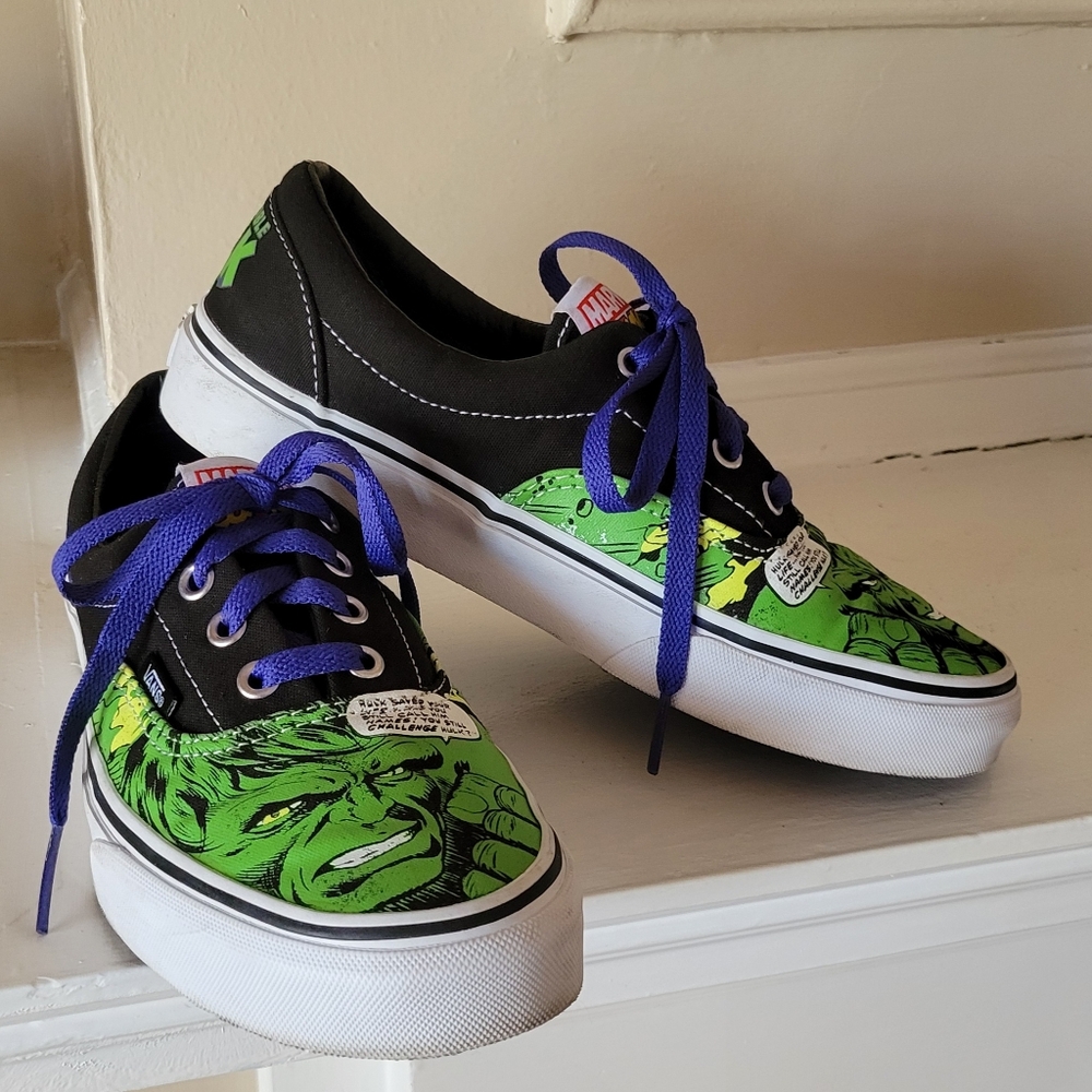 Marvel Hulk Vans Era Mens 6, Womens 7.5 - Picture 3 of 10